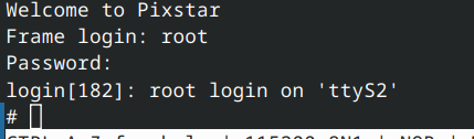 Successful login