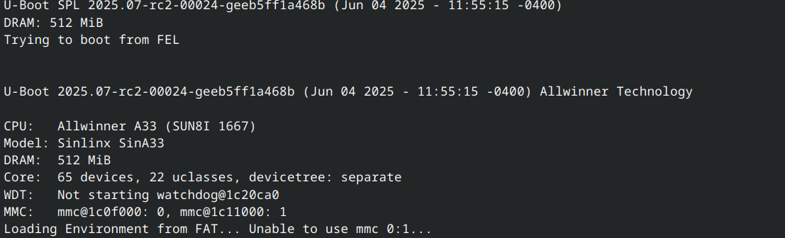 image of succesful uboot