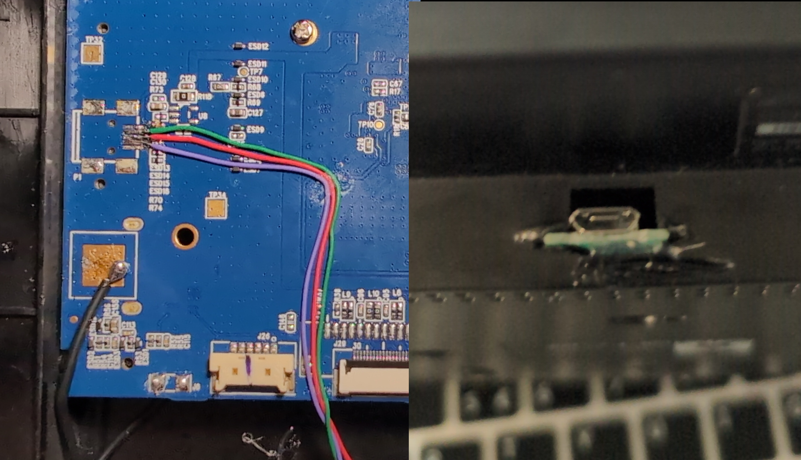 usb connector wiring